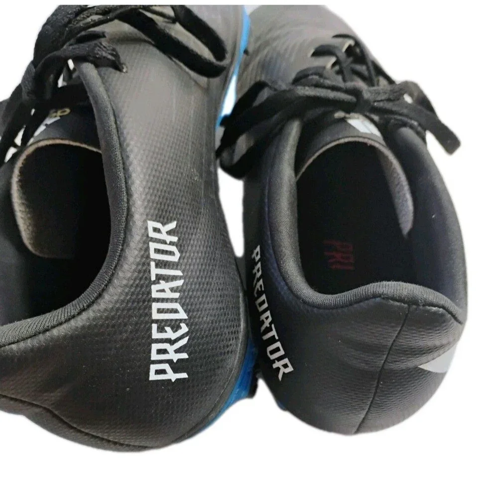 Adidas Predator Soccer Cleats Mens Black Blue Firm Ground Football Shoes GW4662‎